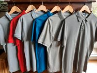 Poloshirts, 6 Stück, blau, rot, grau, Größe L, 100% BW Nordrhein-Westfalen - Leverkusen Vorschau