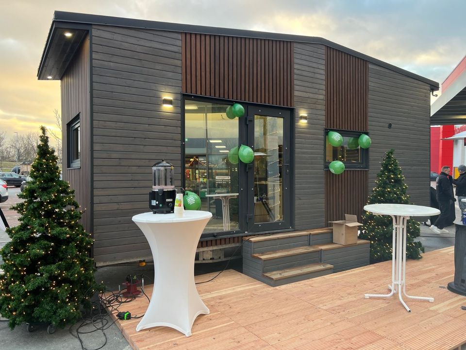 hagebau Tiny House beim hagebaumarkt GLADBECK in Gladbeck