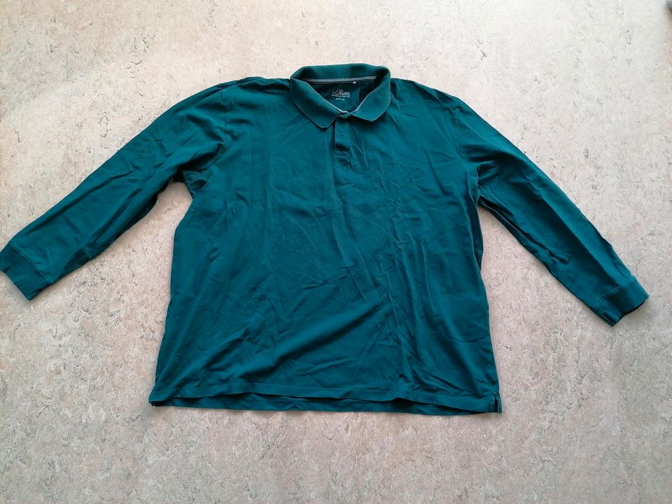 Poloshirt Langarm Größe XXXXL 4XL S. Oliver Petrol Grün in Berlin