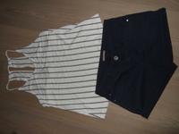 2er Set Mango Top Gr xs/s und blaue Shorts Gr xs Nordrhein-Westfalen - Borken Vorschau