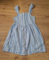 Sommerkleid weiß blau gestreift  Gr. 152 Sachsen - Arnsdorf Vorschau