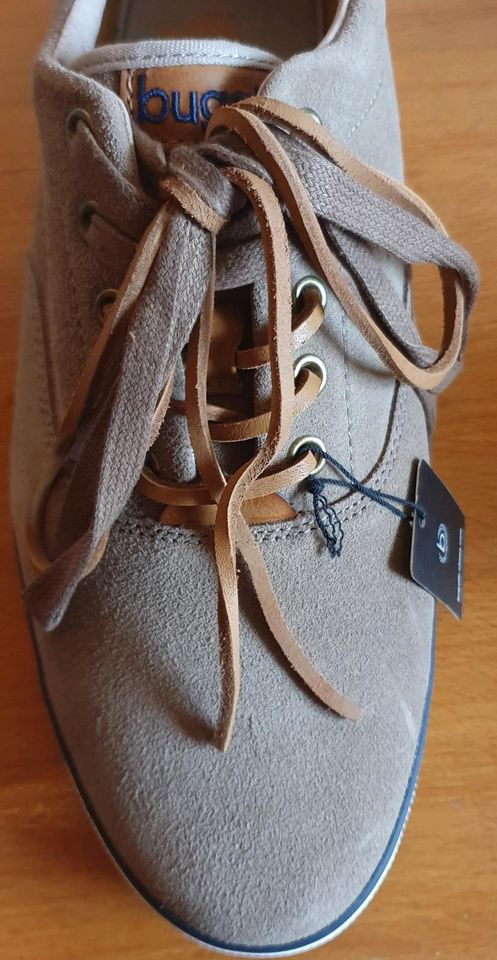 Bugatti Herrenschuh 44 Sneaker Wildleder hellbraun in Wahlstedt