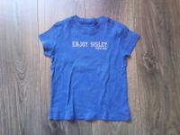 T-shirt blau sisley 98/104 schlicht uni unisex Baden-Württemberg - Winterlingen Vorschau