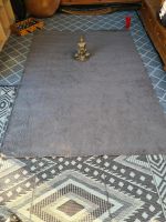 Grauer flauschiger Teppich 170x240 Köln - Weiß Vorschau