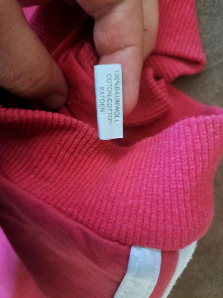 Adidas leggings capri Baumwolle pink rosa 98-104/110 Gr 3 in Germering