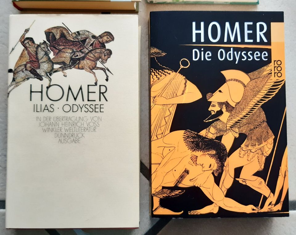 Homer Ilias, Homer Odysee, aus dem Griechischen, Dichtung Sage in Bochum