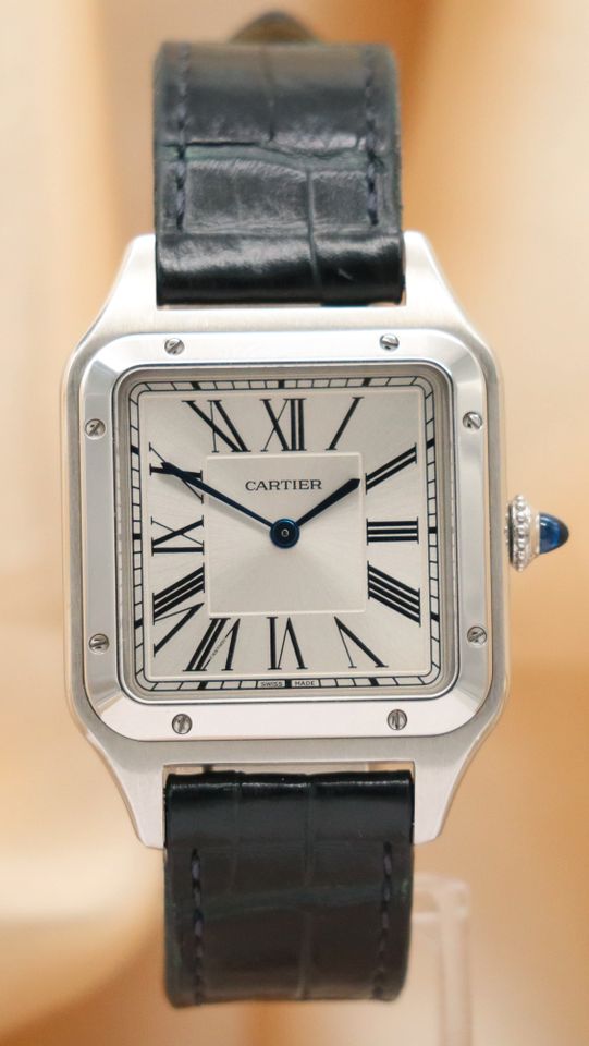 Cartier Santos Dumont 43,5mm Quarz Herrenuhr WSSA0022 Original Pa in Düsseldorf