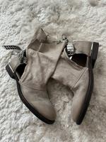 A.S. 98 Biker Boots Stiefeletten 40 grau hellgrau Köln - Ehrenfeld Vorschau
