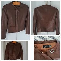 Lederjacke Nappaleder Lamm Leder 100% MANGO Gr.L Nordrhein-Westfalen - Dormagen Vorschau