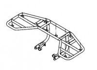 CPI XS 250 Quad GEPÄCKTRÄGER Rohträger Abdeckung Sachsen-Anhalt - Altmärkische Höhe Vorschau