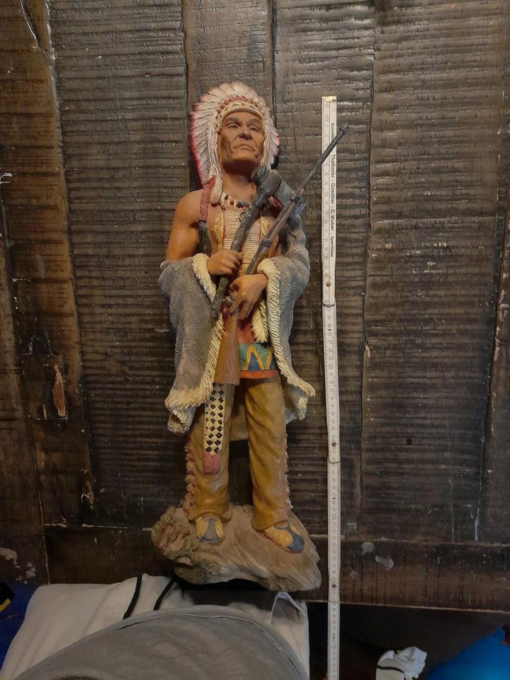 Figur Deko Indianer Figur ca 53 cm hoch in Nördlingen