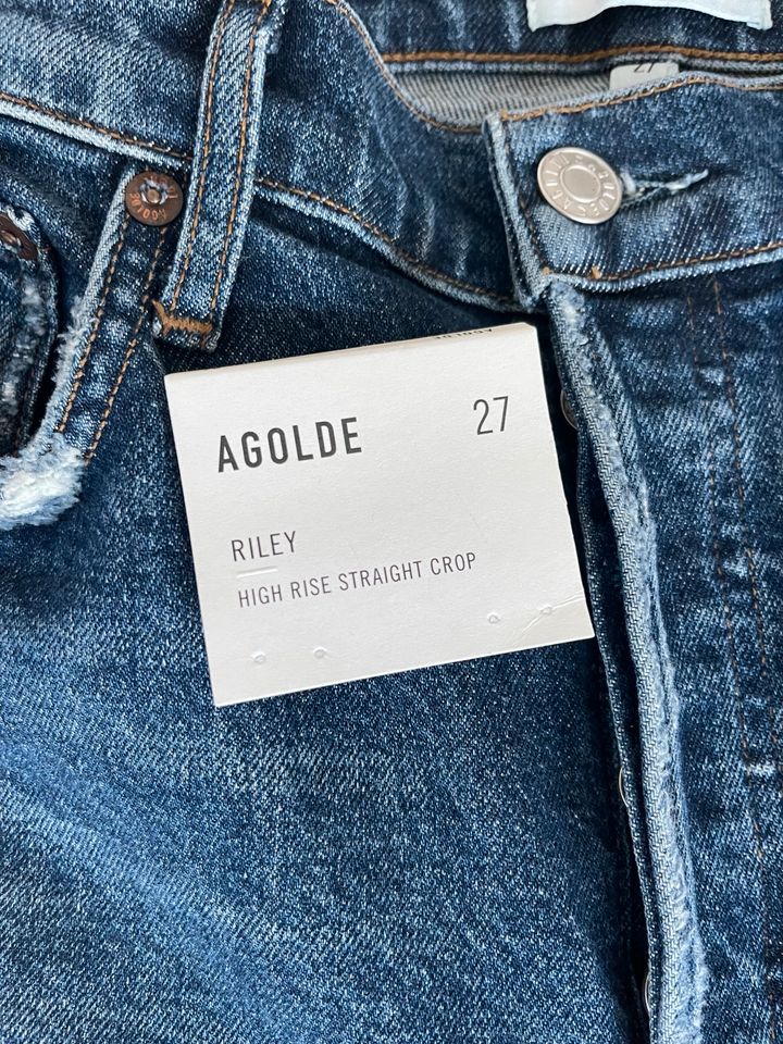 Agolde Riley Jeans Slim Leg Cropped 27 NP 275 € in Lübeck