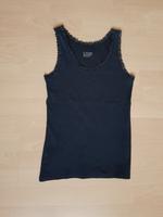 Damen Top mit Spitze „Benetton“, Gr. S, dunkelblau Hessen - Idstein Vorschau