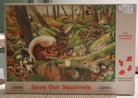 1000 Teile Puzzle HOP - Save our Squirrels Nordrhein-Westfalen - Burscheid Vorschau