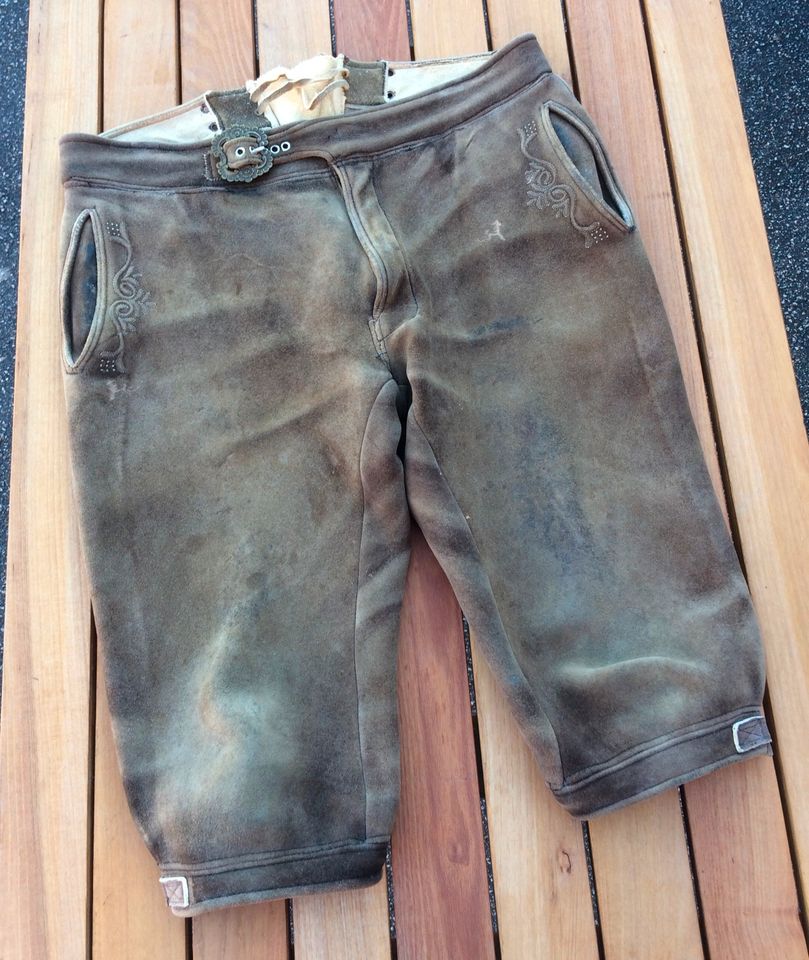 Echte Hirschlederhose, Trachtenlederhose, Jagd, Lederhose in Nabburg