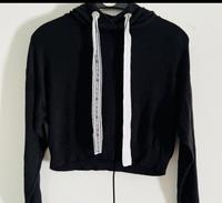schwarzer H+M Divided Strick Kapuzen Pullover Hoodie Gr. S Dresden - Gompitz Vorschau