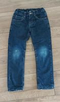 Jungen Winter Jeans Hose Gr. 128 blau warm gefüttert  Fleece Niedersachsen - Walsrode Vorschau