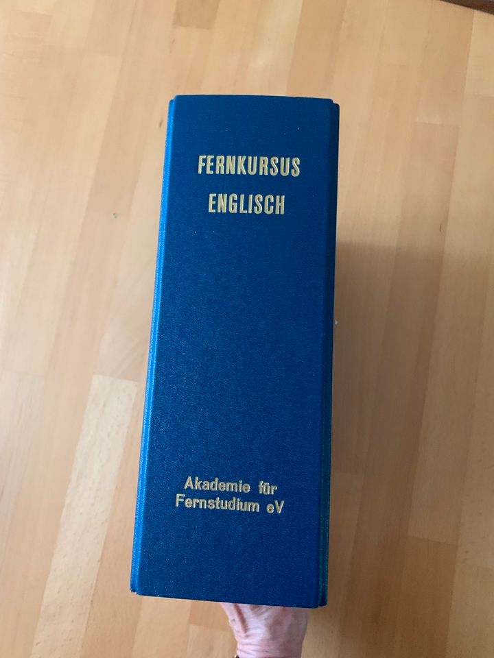 Fernkurs Englisch, Langenscheidt Verlag, Vintage, Rarität in Quakenbrück