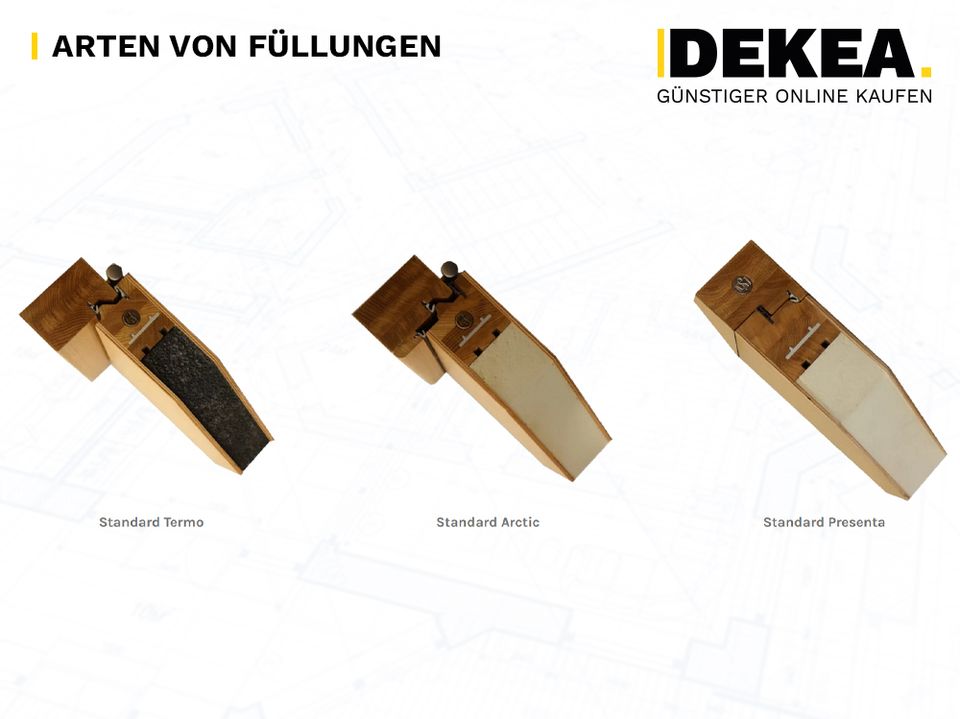 Holztür nach Maß Eingangstür Haustür Außentür Holz Tür Komplettür Hoftür Wohnungstür Flügeltür Nebeneingangstür in Dresden