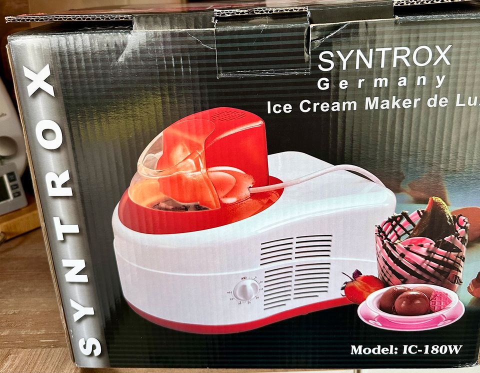 Eismaschine- Syntrox ICE Cream Maker in Leegebruch