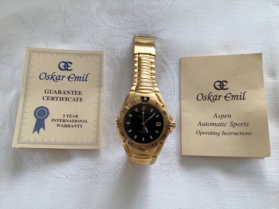 Oskar emil aspen automatic watch new arrivals