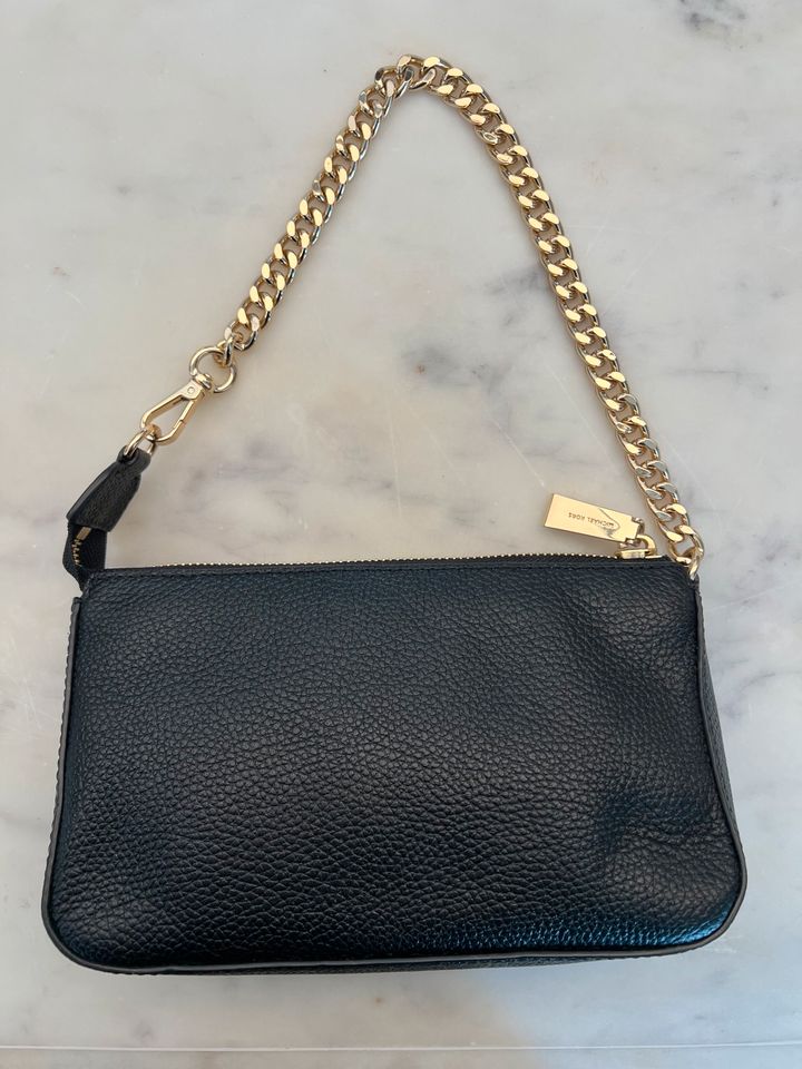 Michael Kors Tasche Pochette schwarz gold Leder in Köln