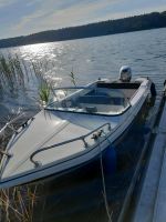 Fiberline 11 Motorboot mit Straßentrailer Honda Motor Brandenburg - Gransee Vorschau