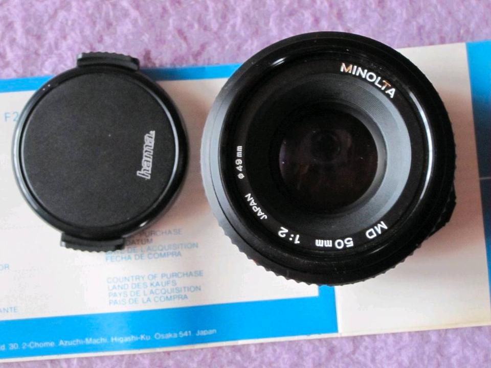 Spiegelreflexkamera Minolta XG-M incl. Zubehör und Fototasche in Kirchdorf a. Inn