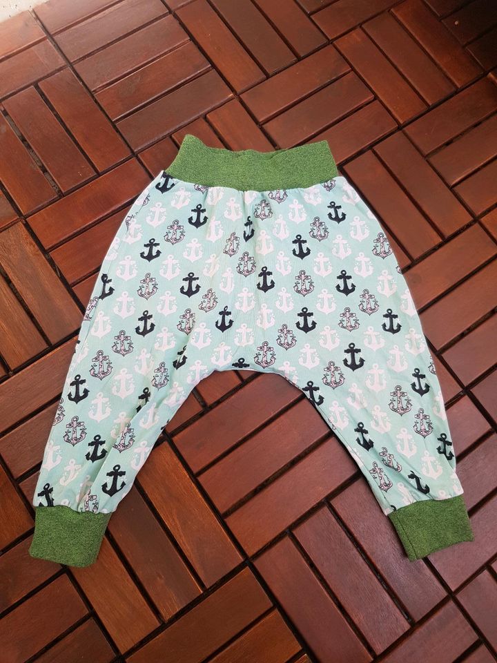 Schlupfhose jungen 92 98 Etsy Hose pluder Harems Jogger Anker in Freiburg im Breisgau