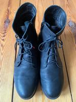 Lederschuhe von Think schwarz, Übergang Brandenburg - Potsdam Vorschau