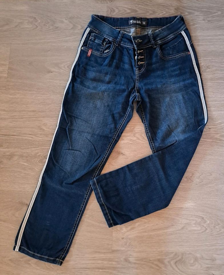 3/4 Jeanshose für Damen von Multiblu Größe 38 in Schwarzenfeld