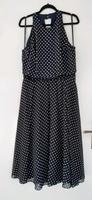 Kleid 46  Nachtblau mit Punkte Niedersachsen - Grasberg Vorschau