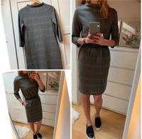 wNeu Wunderschönes kariertes Kleid Jakes XS 34 Grau Karro Bayern - Traunstein Vorschau