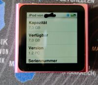 Apple iPod nano 6.Gen mit 8GB in Pink Baden-Württemberg - Weinstadt Vorschau