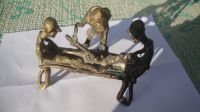 Antike afrikanische  Bronzeplastik der Aschanti / Ghana Bayern - Piding Vorschau