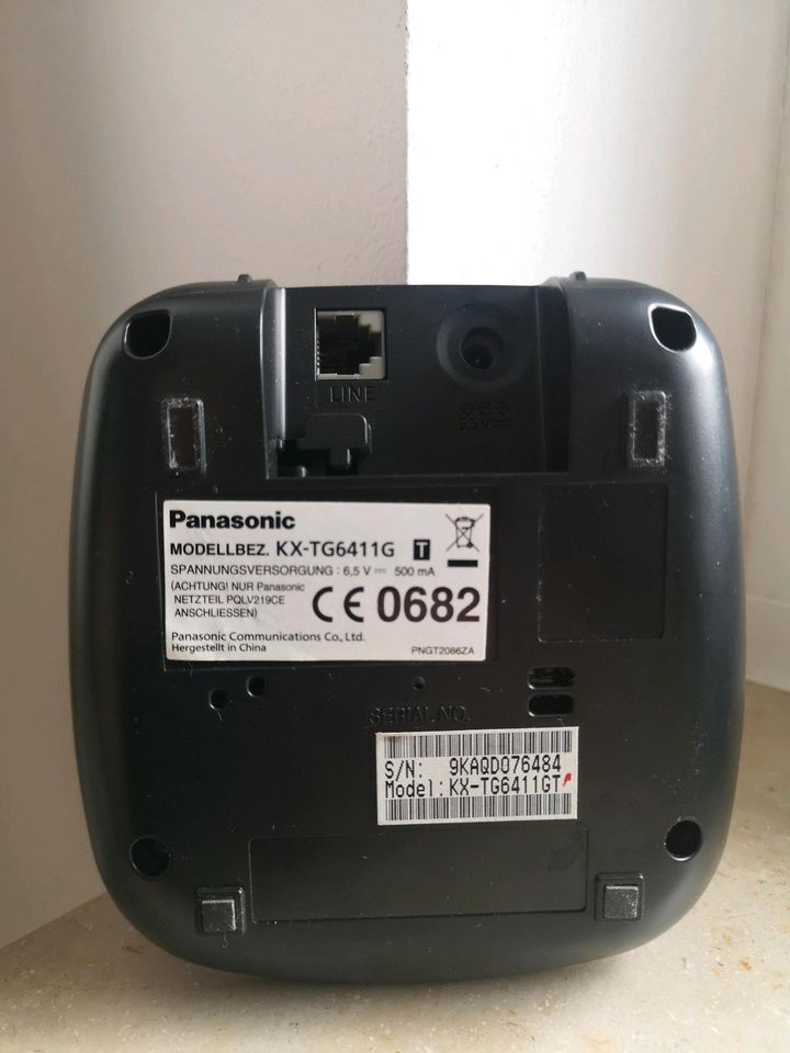 Panasonic Telefon schwarz schnurlos in Erlangen