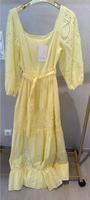 Damen hochwertige Baumwolle Midi Kleid spitze s m l Hessen - Groß-Gerau Vorschau