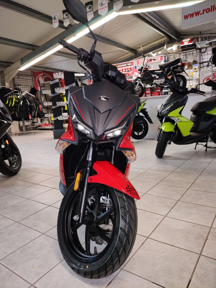 ⭐ Kymco SUPER 8 R 50i **in bright red sofort lieferbar** in Dorsten