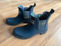 Stylishe dunkelblaue Regen-Stiefeletten von Barbour Frankfurt am Main - Sachsenhausen Vorschau