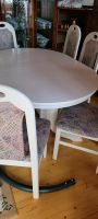 Gebrauchte Tisch mit 6 Stühlen zu verkaufen Hessen - Laubach Vorschau