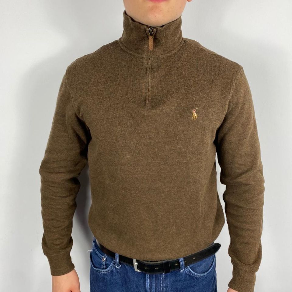 Vintage Ralph Lauren Quarter Zip Pullover in Mudau