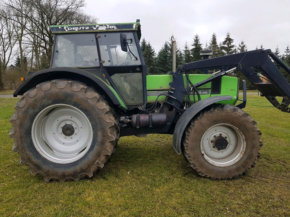 Traktor Deutz 6.50 mit Frontlader in Eixen