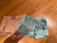 2 Shorts Mädchen Gr 98 104 mint rosa kurze Hosen Baden-Württemberg - Karlsruhe Vorschau