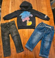 Jungen Outfit Gr. 98 (2 Jeans + Sonic Pullover) Nürnberg (Mittelfr) - Mitte Vorschau