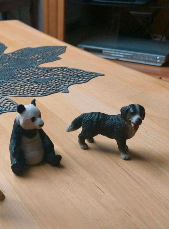 Schleich Tiere Panda und Hund in Unna