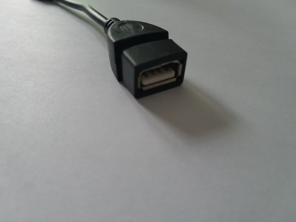 OTG Adapter Kabel USB A Buchse zu Mini USB B Stecker schwarz in Gelmer