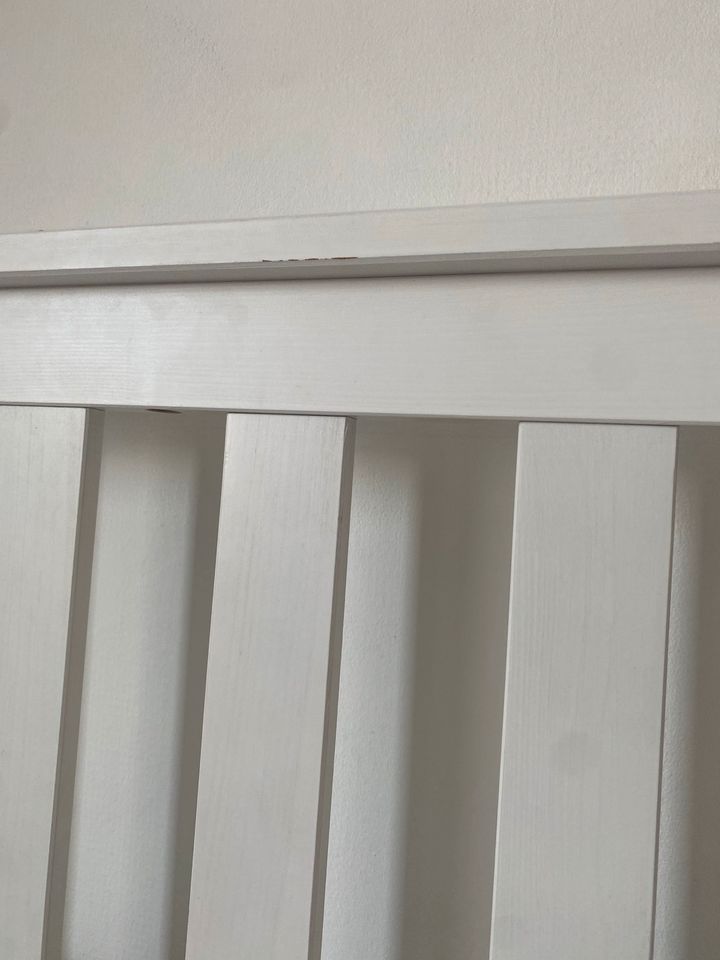 HEMNES Bettgestell, weiß gebeizt, 180x200 cm Ikea in Saarlouis