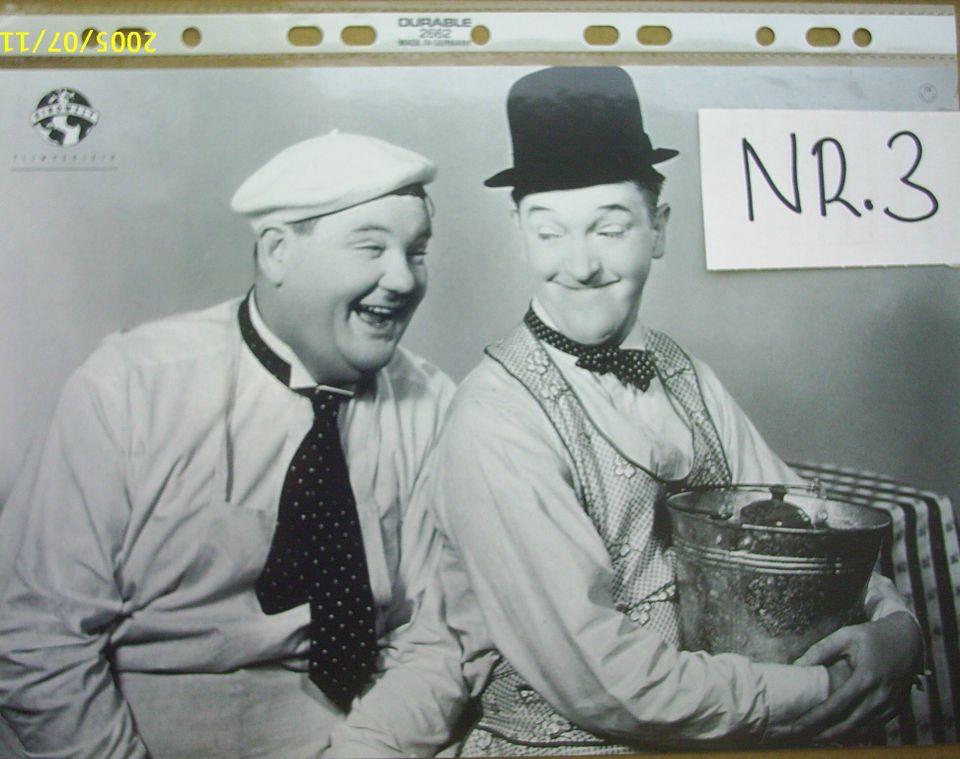 DICK & DOOF - Stan Laurel Oliver Hardy - Filmbilder - Fotos in Neuburg a.d. Donau