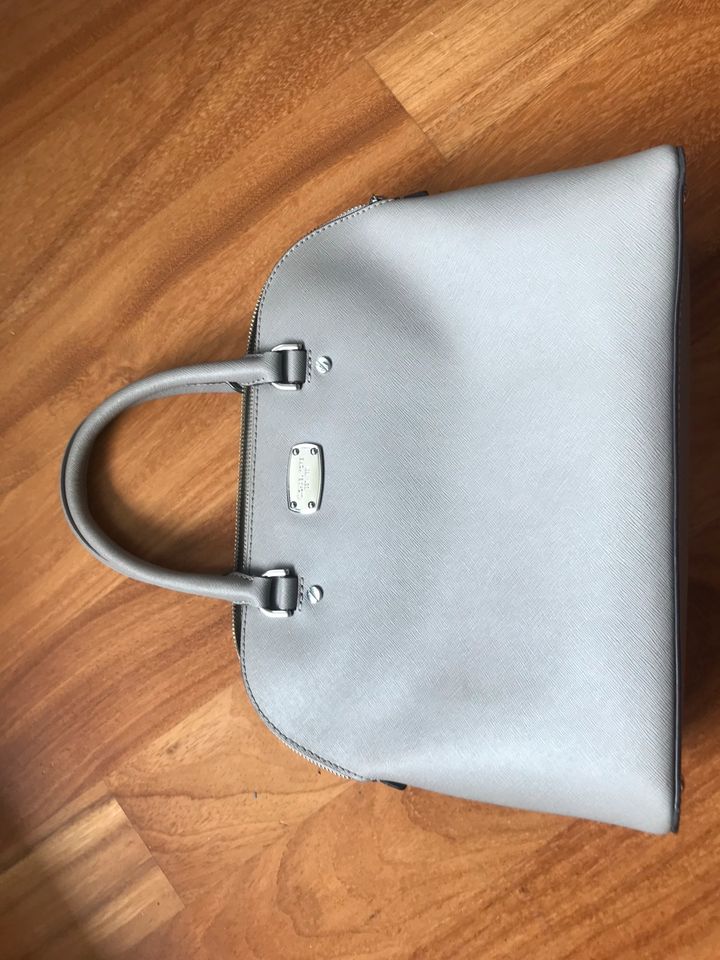 Michael Kors Cindy Pearly Grey Dome Satchel Leather Tasche in Frankfurt am Main