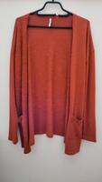 Braun/ herbstrote Strickjacke Cardigan Bayern - Großostheim Vorschau